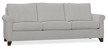 Cameron Roll Arm Upholstered Grand Sofa, Polyester Wrap Cushions, Performance Ca