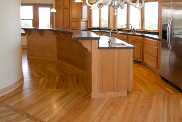 Custom Octagonal Kitchen contemporary