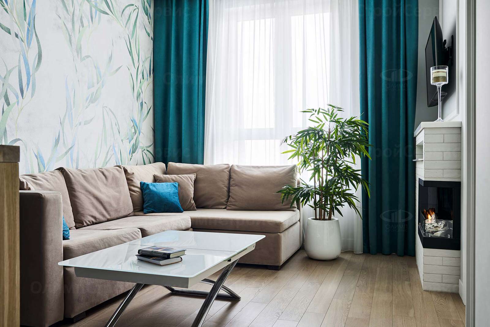 Дизайн и ремонт однокомнатной квартиры в стиле «Современная классика»