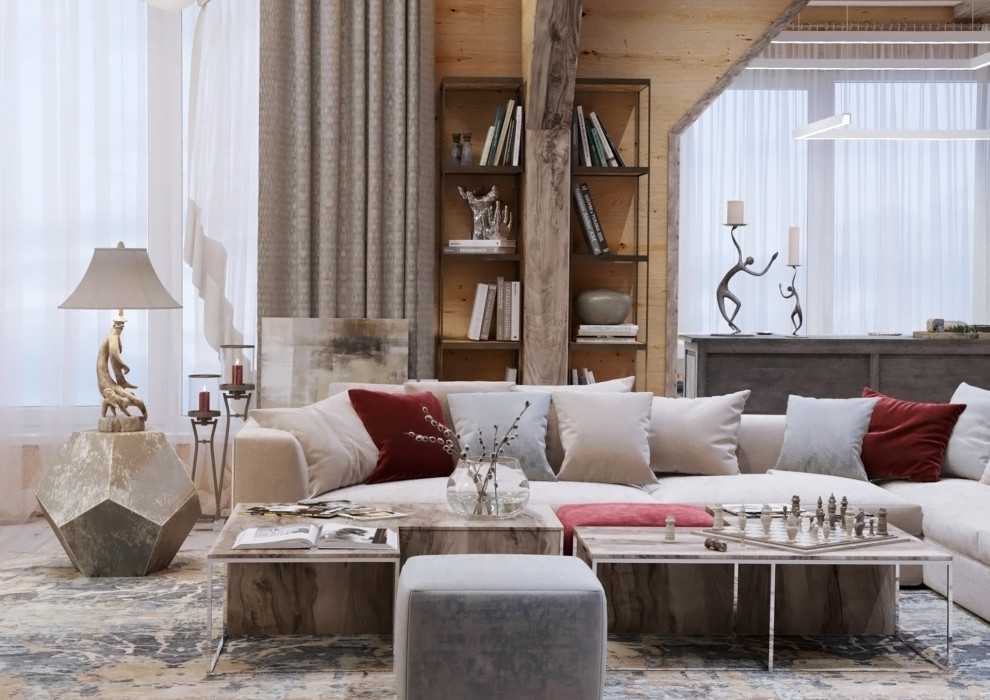 House in Siargi | Living room | Dining room