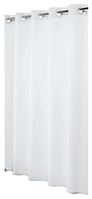 84 long white shower curtain