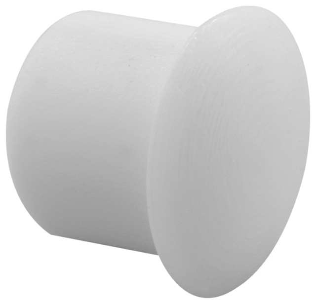 Shelf peg hole plugs 5mm plastic white push in 48pack