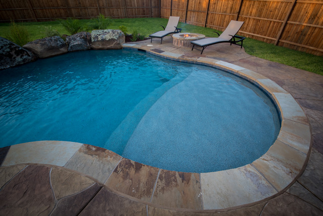 Tanning Ledge with Bench american-southwest-swimming-pool-and-hot-tub