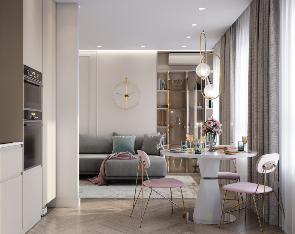 проект "Элегантные ассоциации на 63 м2"