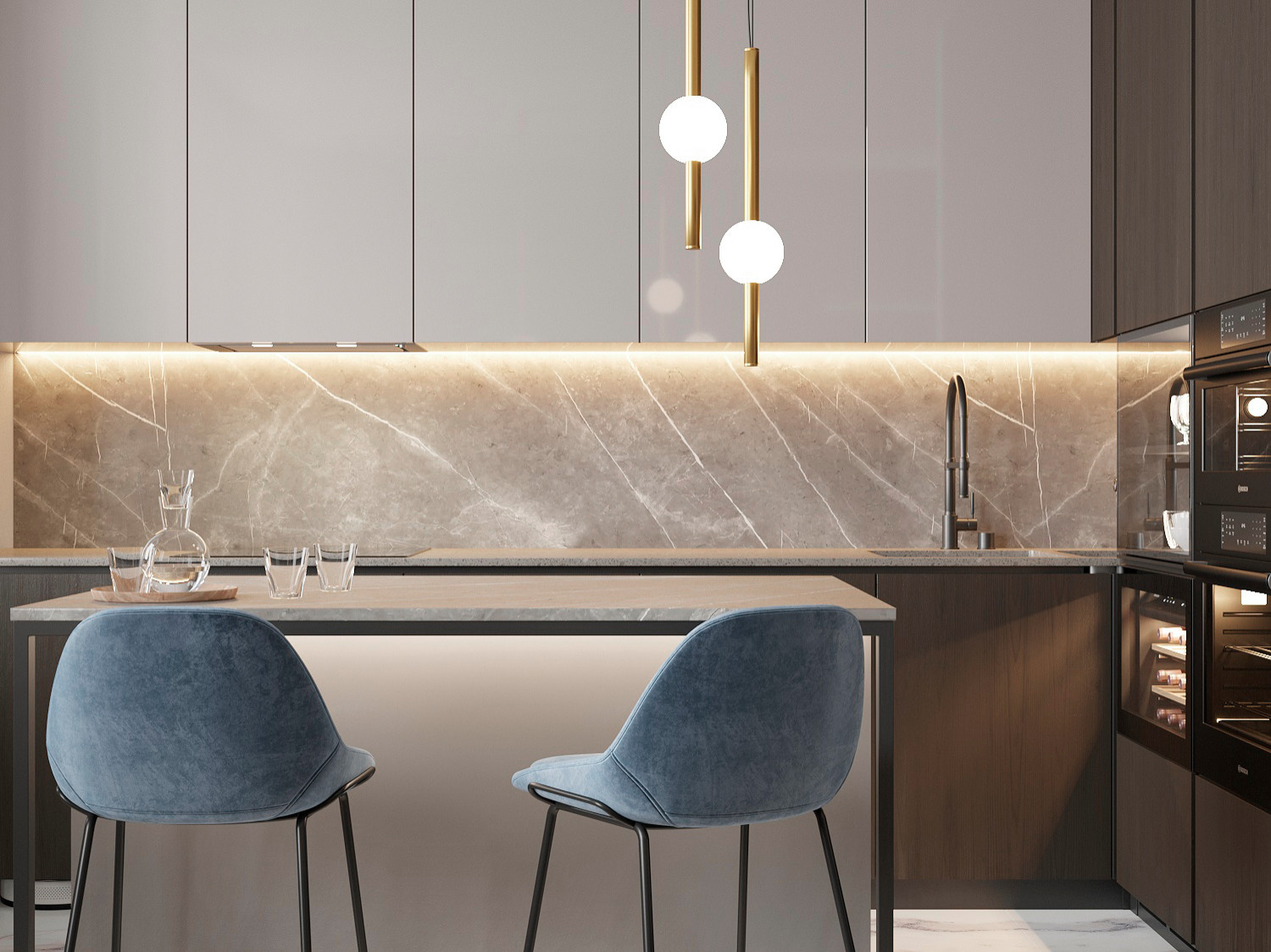 Дизайн-проект 3-комнатной квартиры 84,3 м2 в ЖК «Румянцево-Парк»