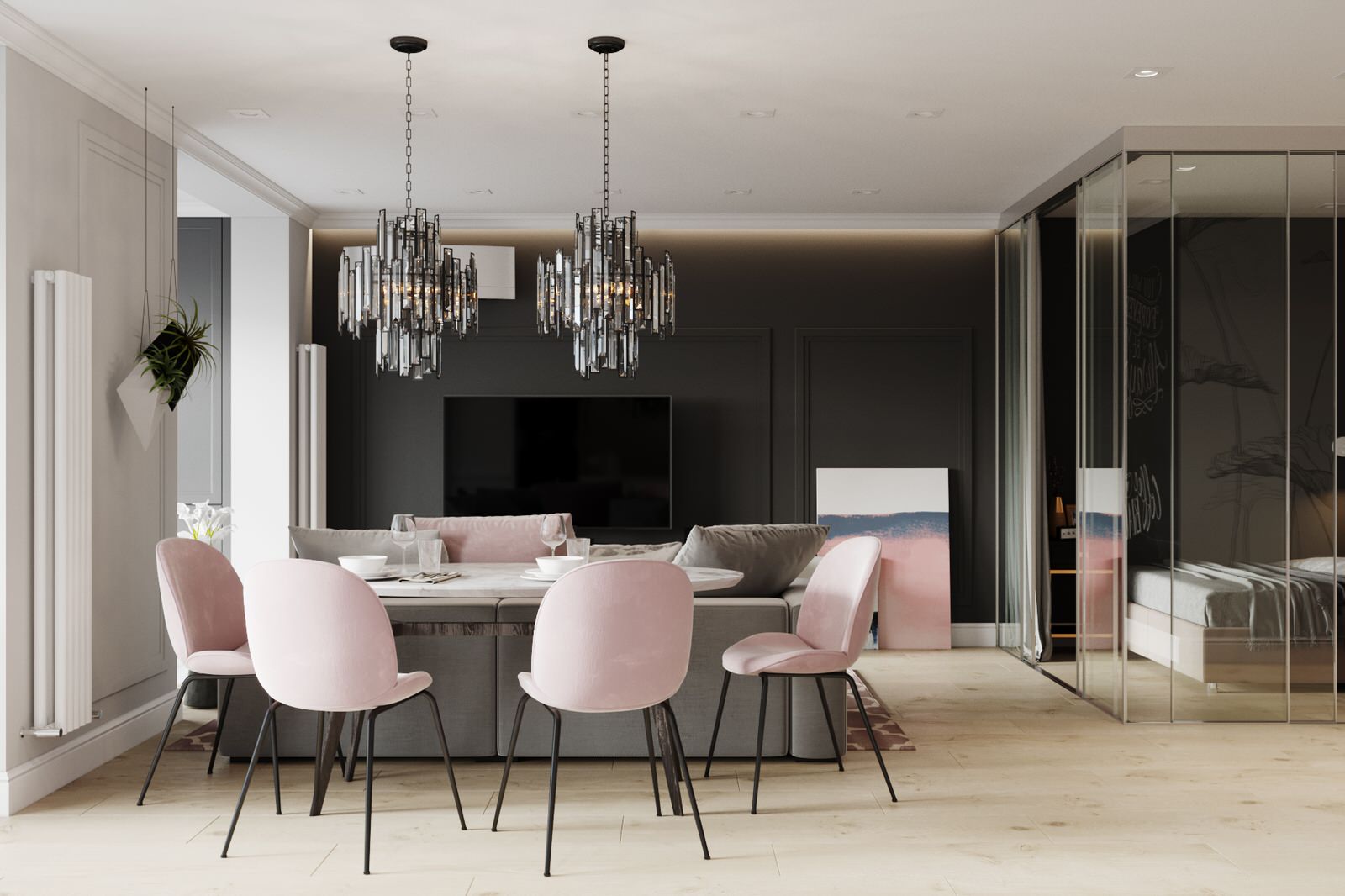 мияо - гостиные и кухни-гостиные