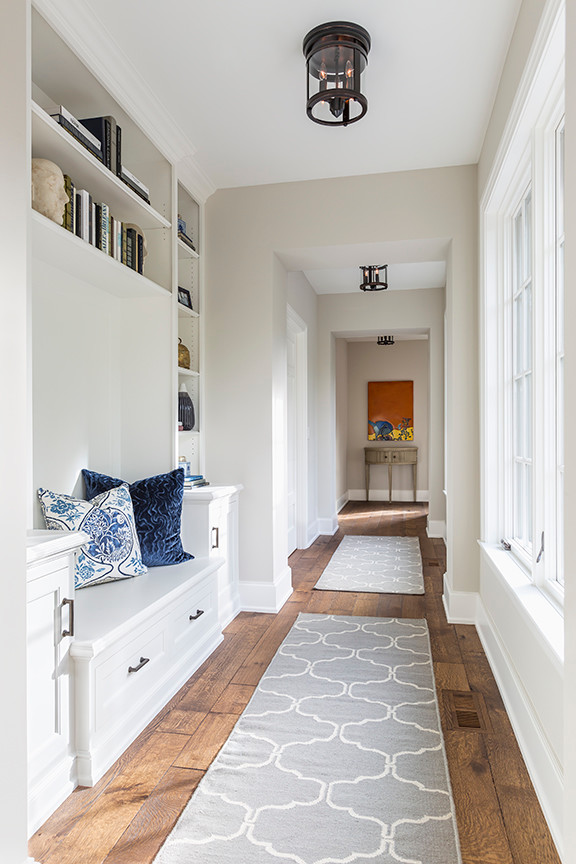 Hallway - transitional hallway idea in Minneapolis