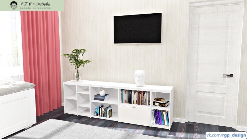 Спальня в цвете "Живой коралл"