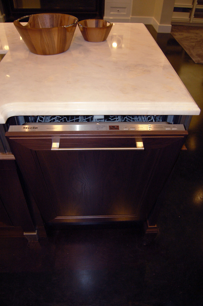 Inspiration for a transitional kitchen remodel in Miami