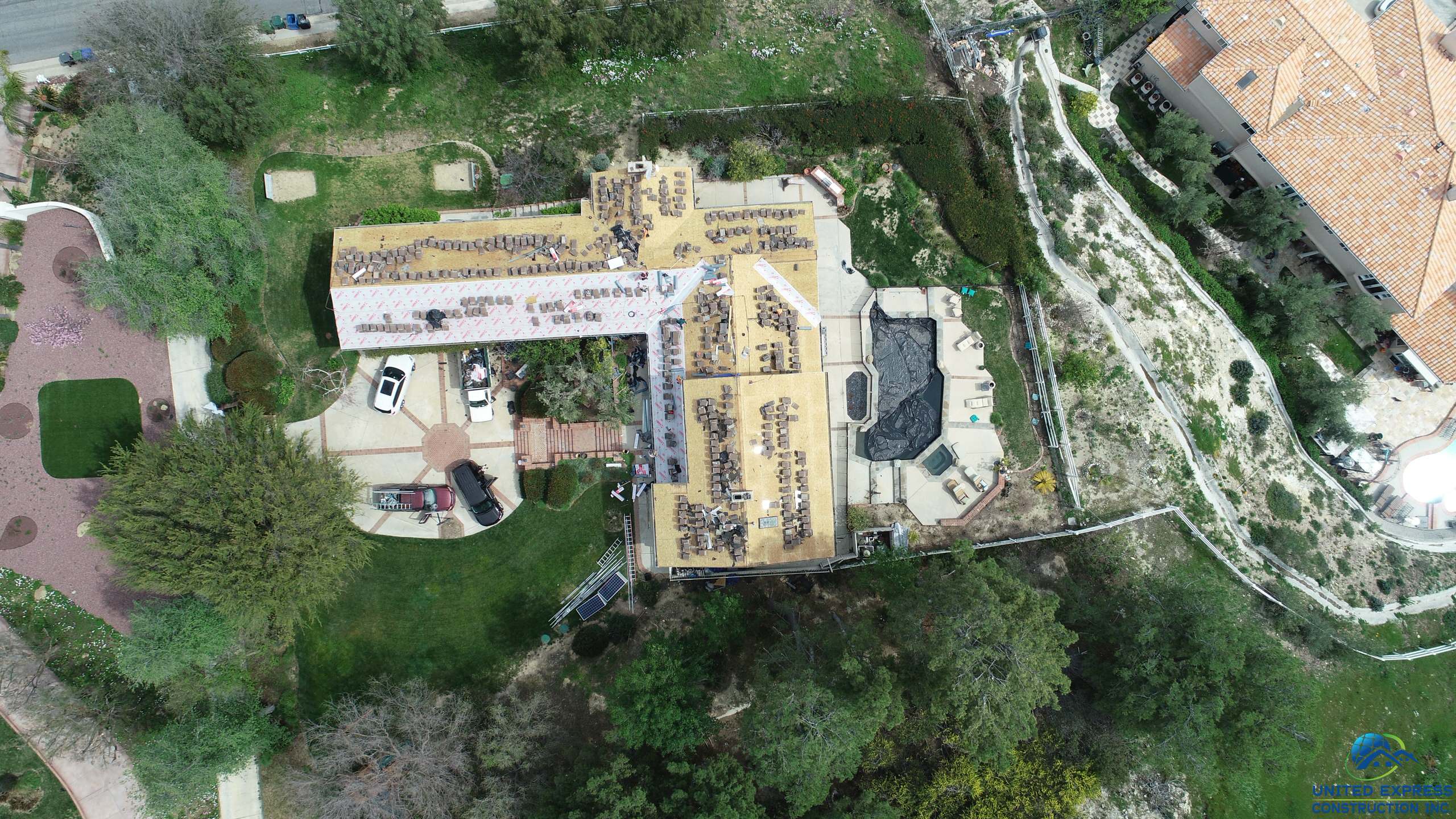 Roofing installation in Bell canyon