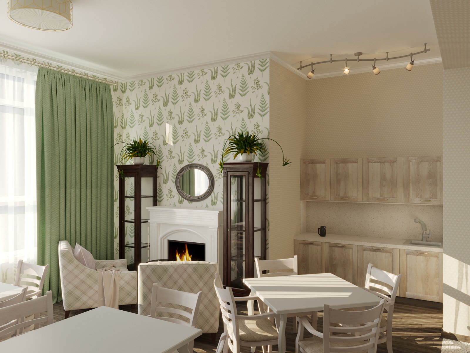 Гостиная в Гериатрическом центре