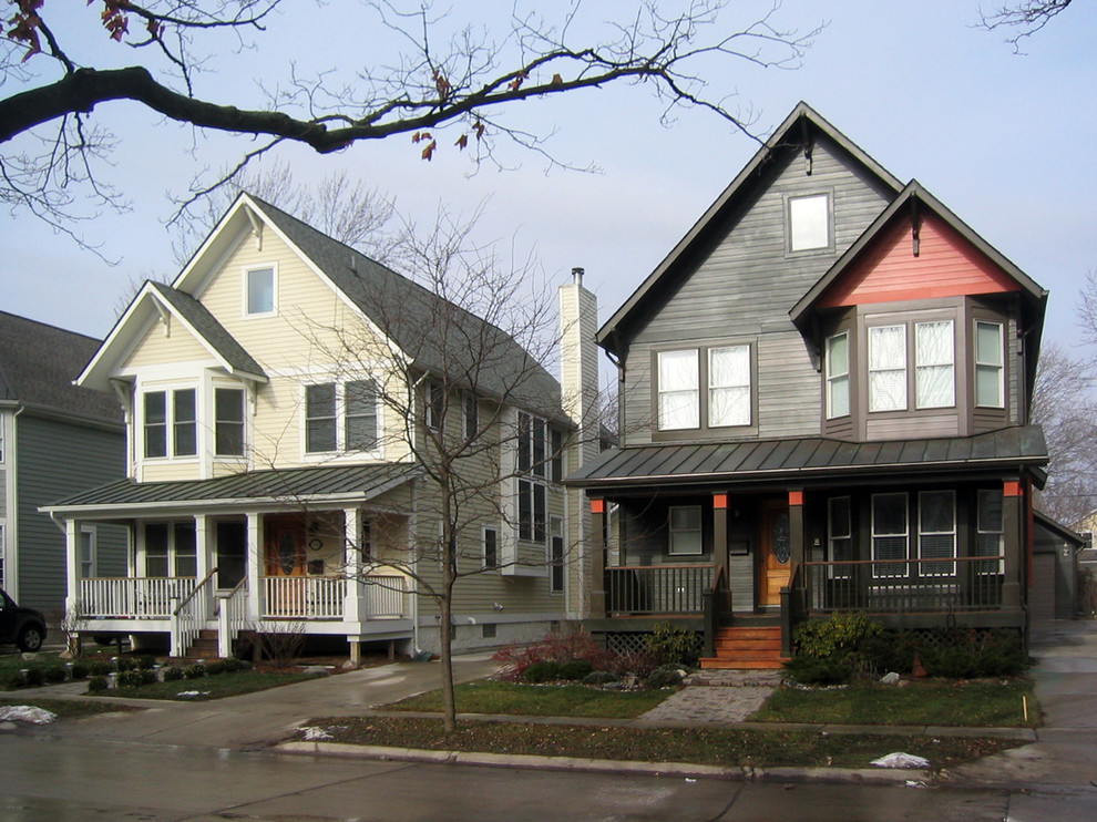 This is an example of an arts and crafts exterior in Detroit.