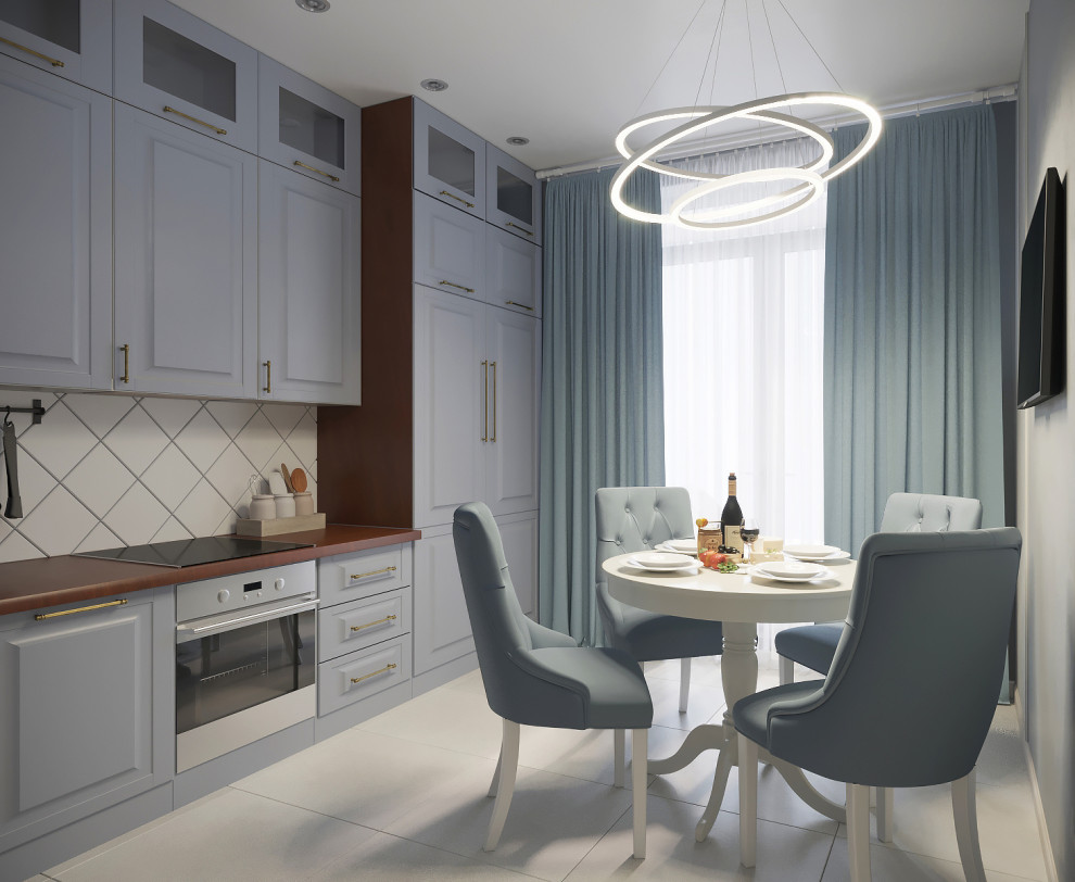 3d визуализация кухни