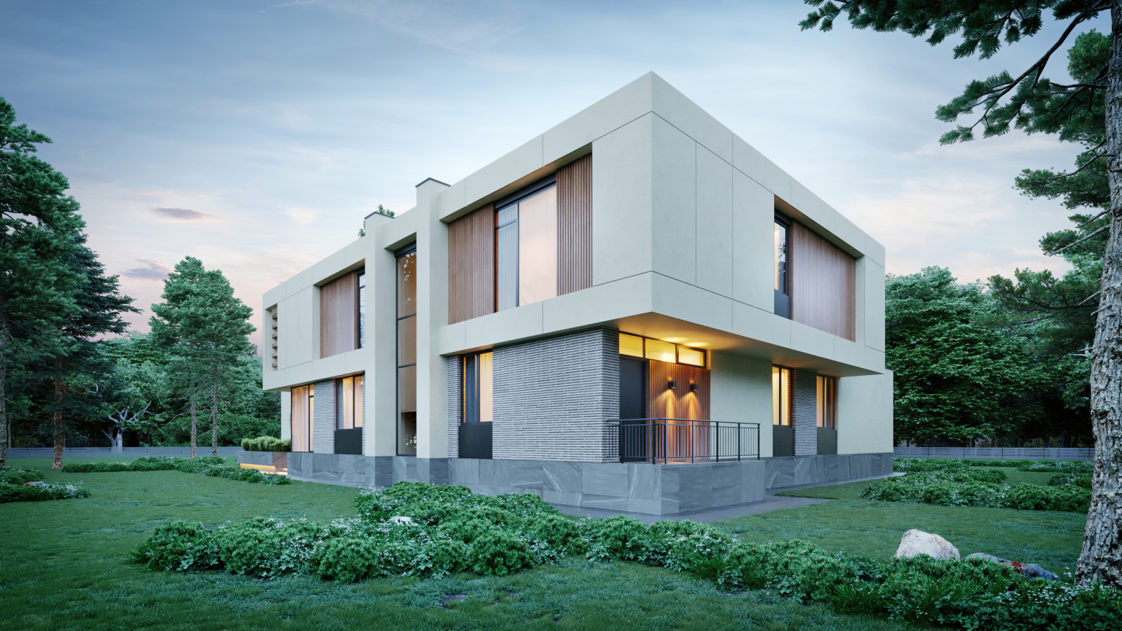 Проект индивидуального жилого дома и бани в СНТ "Ветеран"