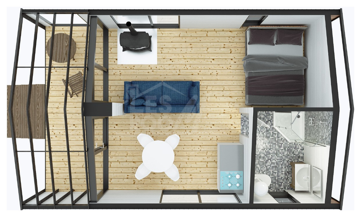 Модульный дом "Азиль"