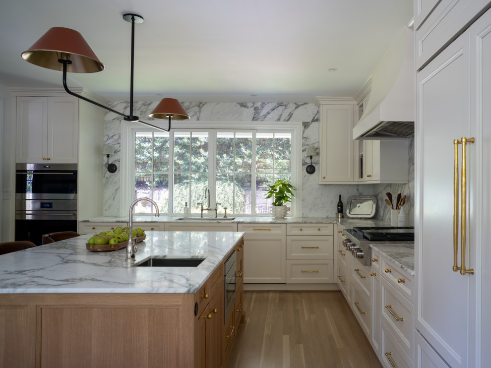 Inspiration for a transitional kitchen remodel in DC Metro