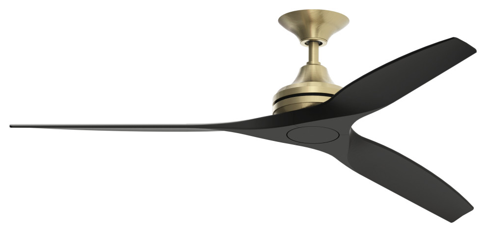 Fanimation Spitfire Ceiling Fan Motor - Brushed Satin Brass