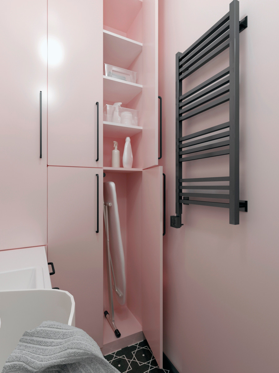 Минималистичная квартира с этническими акцентами в Нижнем Новгороде.