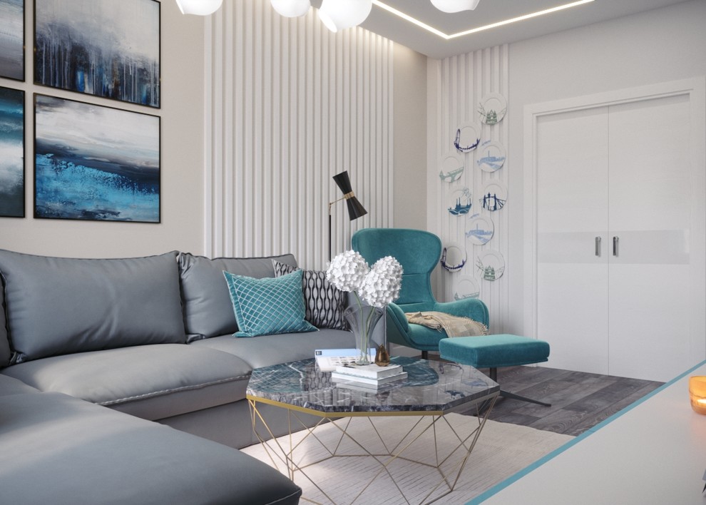 Дом Мегалит на Неве. Игра полос.