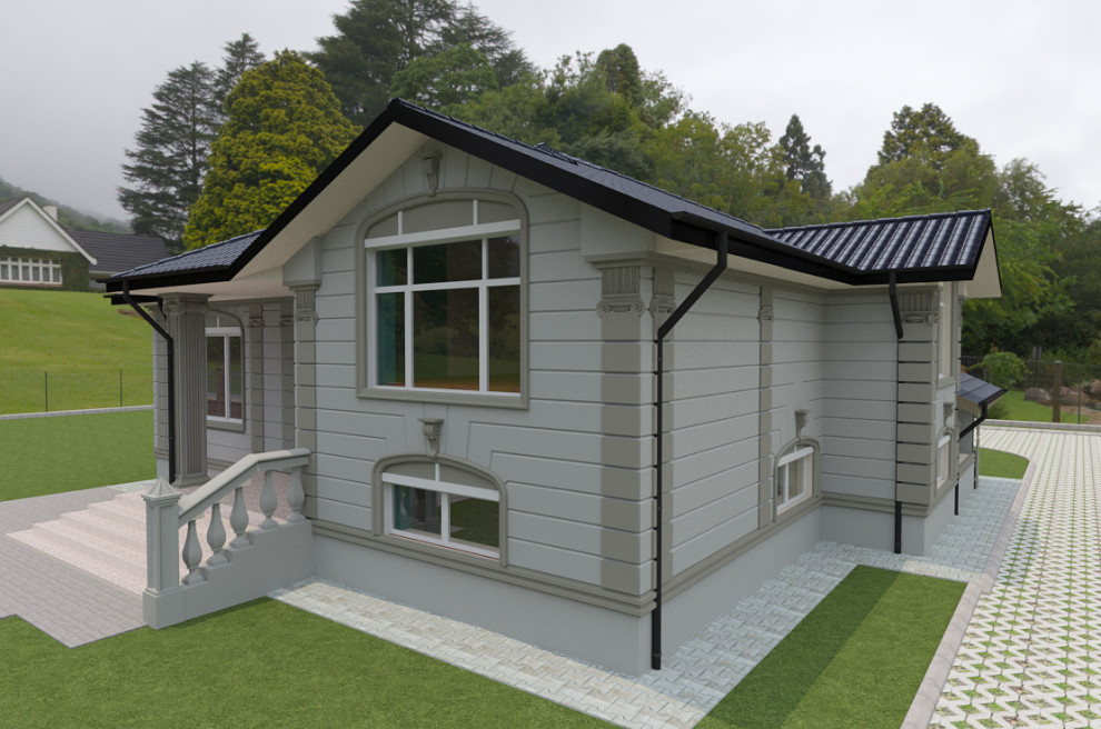 Дизайн-проект фасада. Современная классика