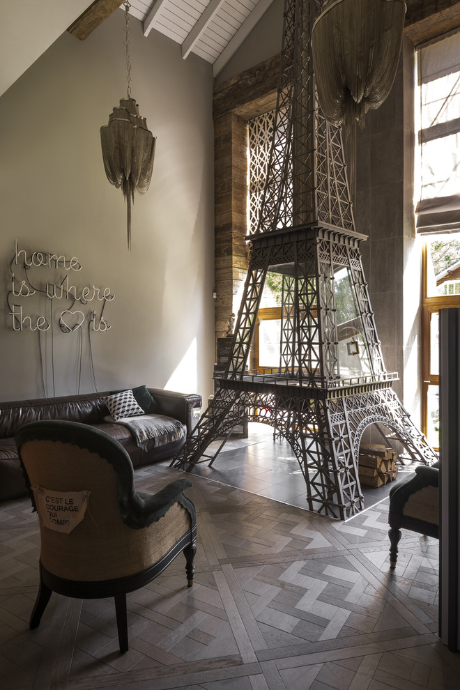 Брутальный загородный дом. Дизайнер: Светлана Дикушина