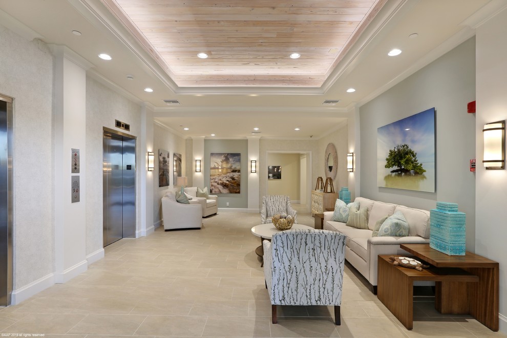 Entryway - transitional entryway idea