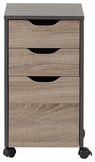 Homestar 3 Drawer Filing Cabinet, Reclaimed Wood modern-filing-cabinets