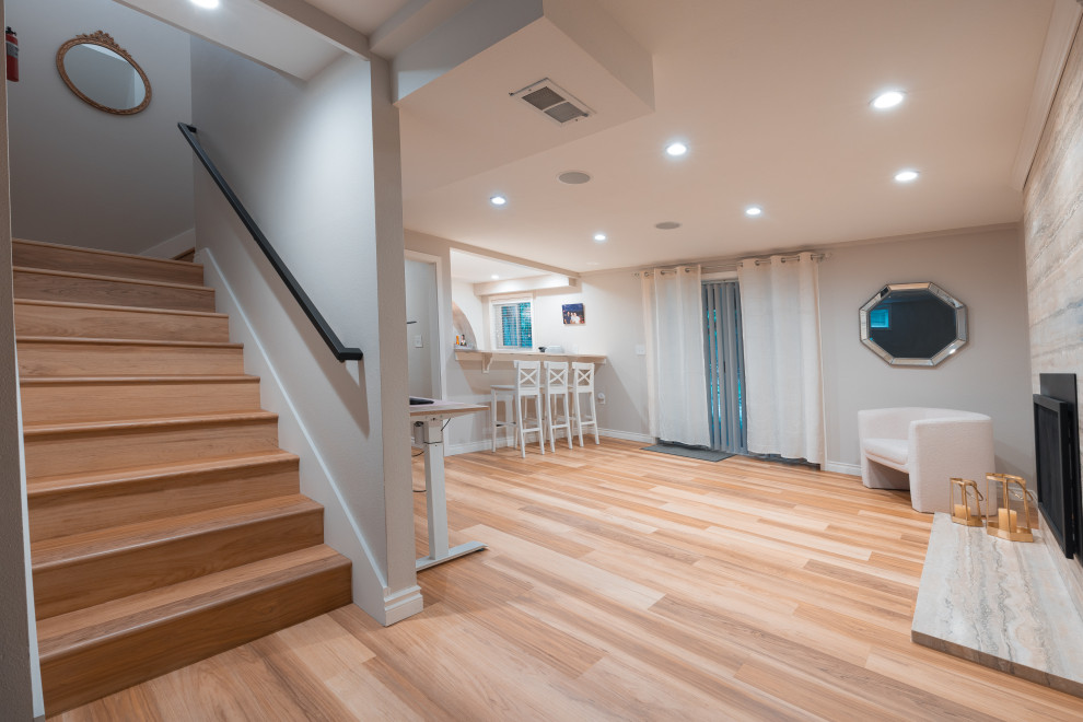Seattle | Rustic Elegant Basement Remodel