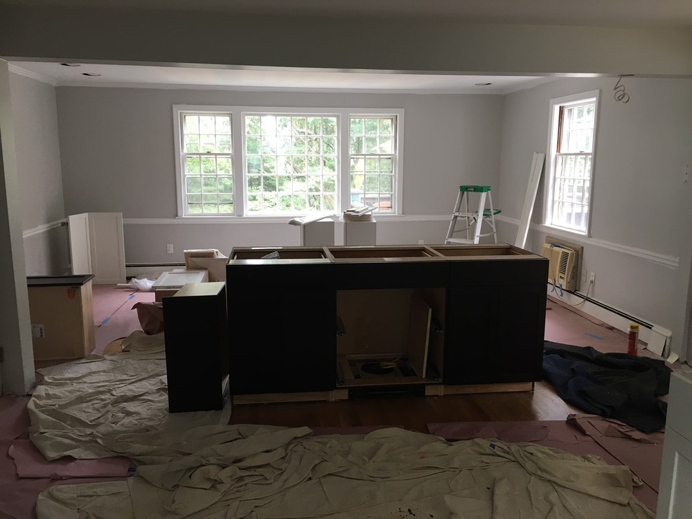 kitchen island alignment help