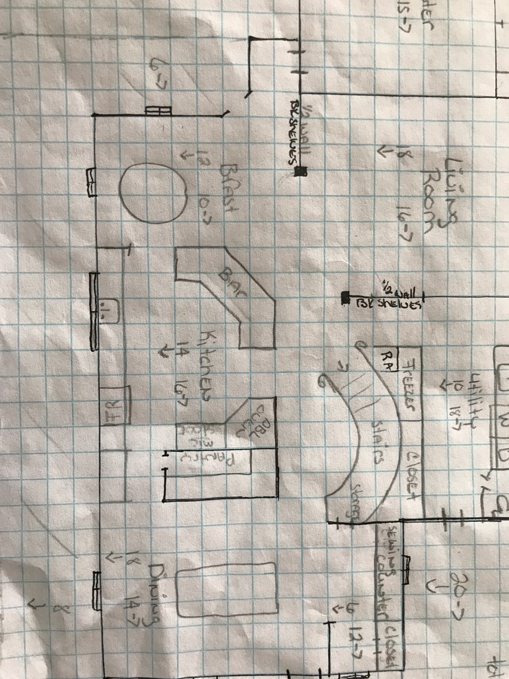 kitchen layout uncertainty