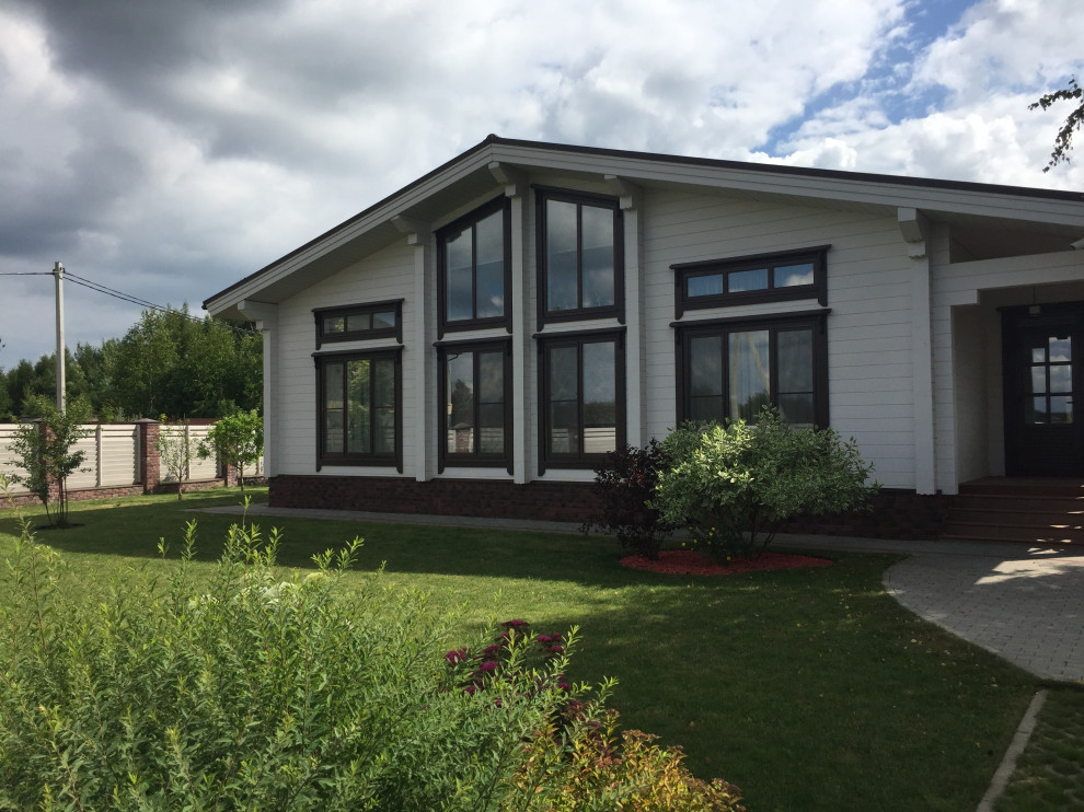 Одноэтажный дом в финском стиле