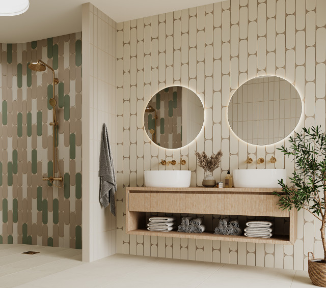 Chloe Bathroom Contemporary Bathroom Other by The Baked Tile