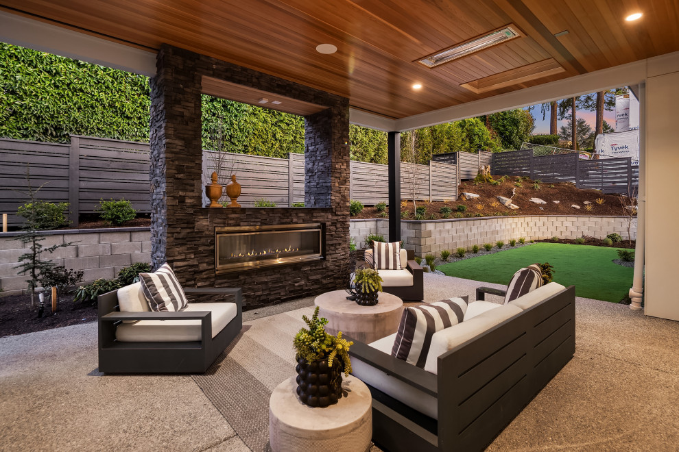 Trendy patio photo in Seattle