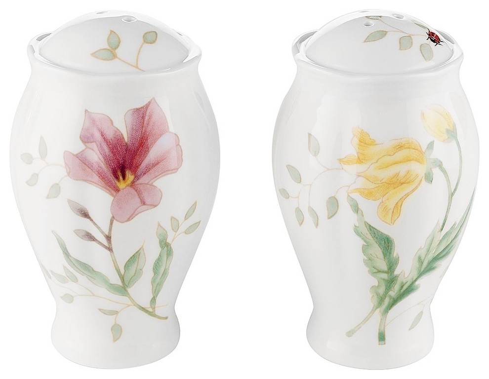 Butterfly Meadow Dinnerware Salt & Pepper Contemporary Salt And Pepper Shakers And Mills