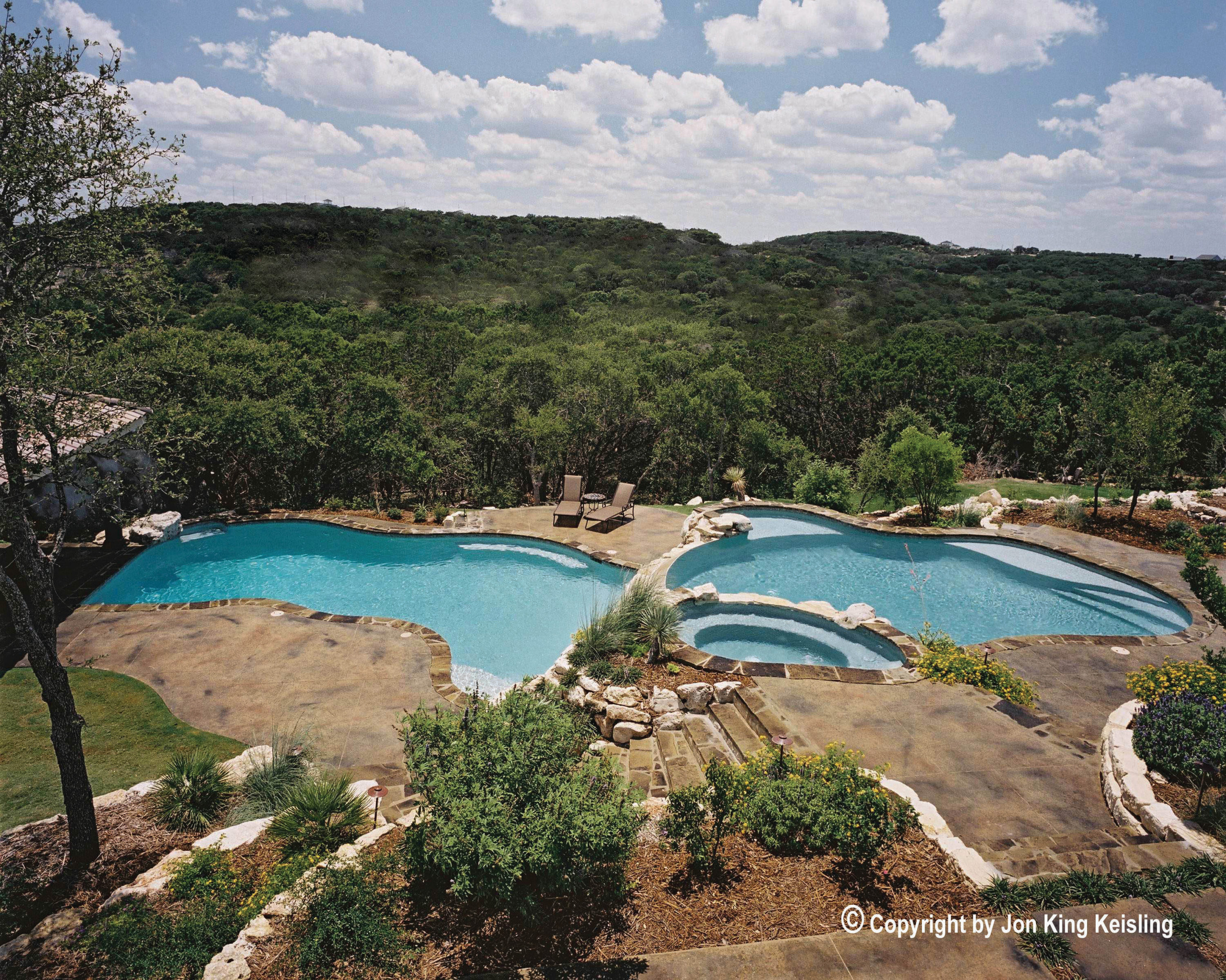 San Antonio Multi-Level Pool/Spa/Landscape