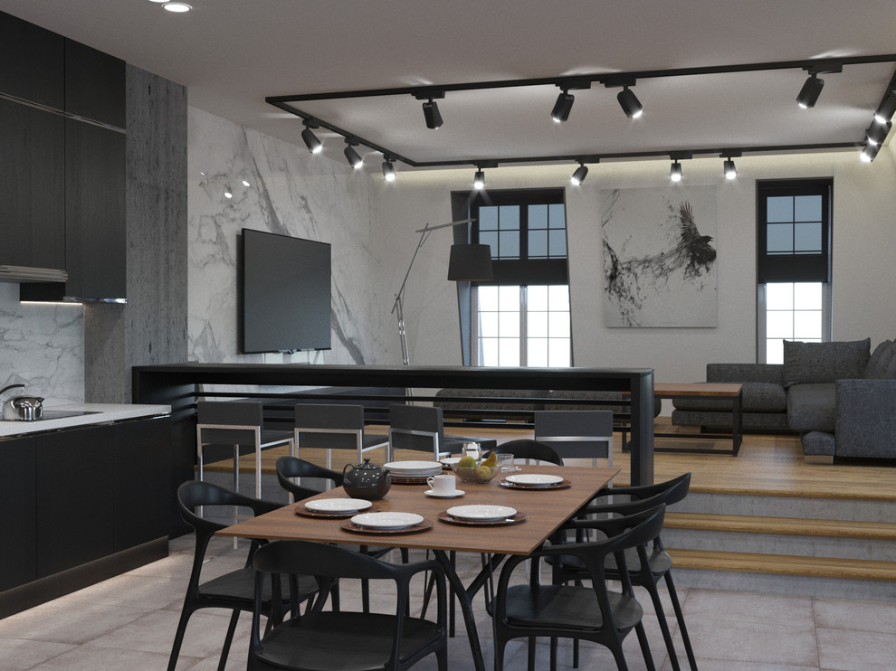 2-х уровневая квартира-студия в п. Европейский