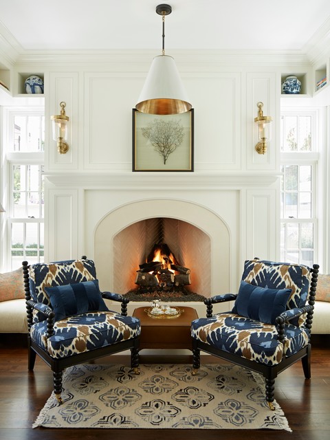 LG Construction + Development Quaint Sitting Area traditional-living-room