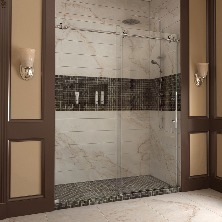 Dreamline Enigma X 56 To 60 Fully Frameless Sliding Shower Door