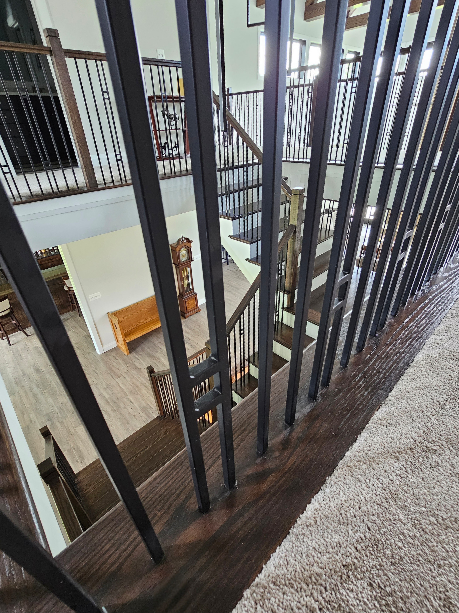 109_Impressive Floating Staircase in Countryside Retreat, Upper Marlboro, MD