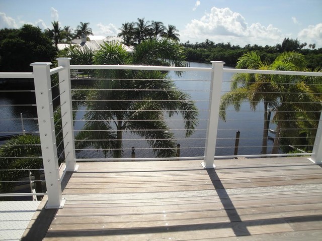 Cable Railing coastal-terrace