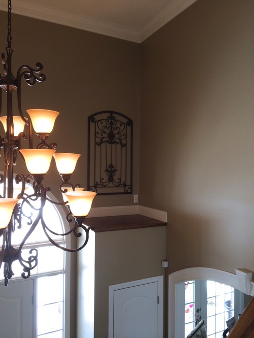 Decorating Foyer Window Plant Ledges
