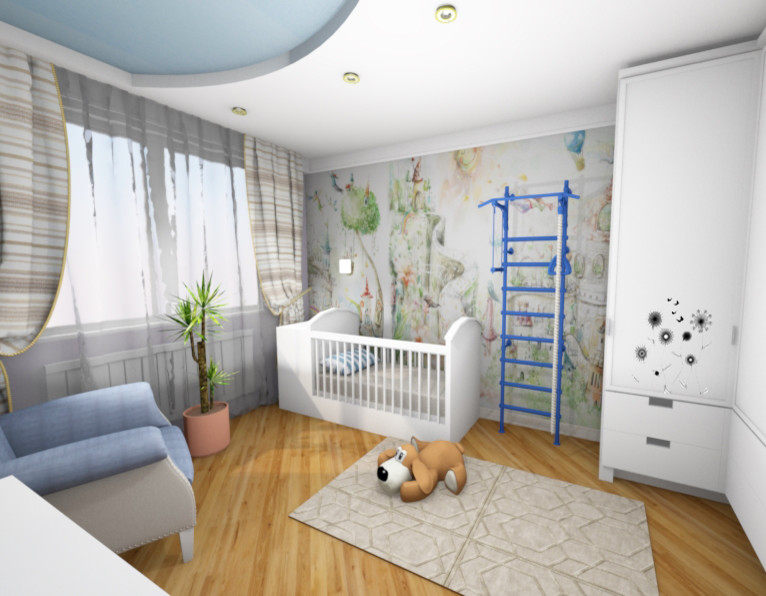 Дизайн проект 3-х комнатной квартиры