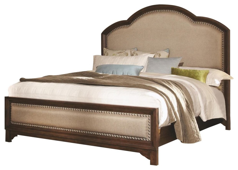 Coaster Laughton California King Bed Rustic Brown Traditional - Country Style California King Bedding Coaster Laughton California King Bed Rustic Brown Traditional - Country Style California King Bedding