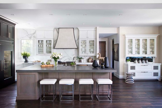 Transitional Kitchen nyklassisk-koek