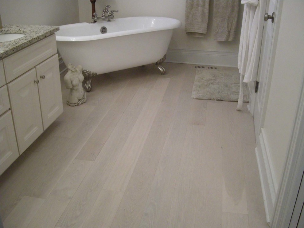 Hand Scraped White Oak Oracle Pearl by Vintage Hardwood Flooring