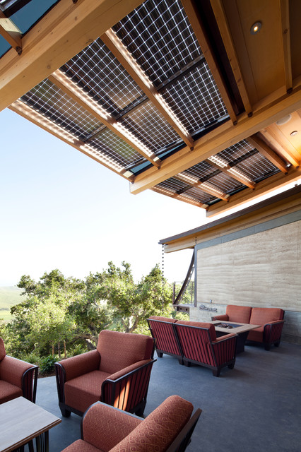 Hilltop Solar Central Coast California Contemporary Patio