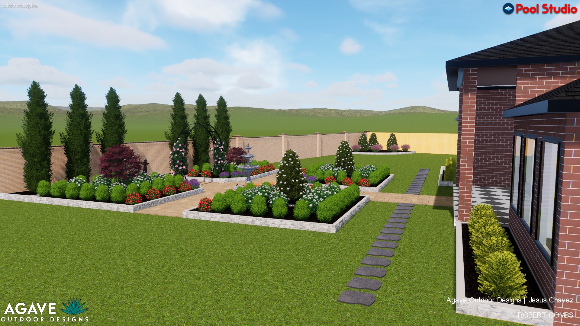 Elegant Landscape & Patio Design in Cypress