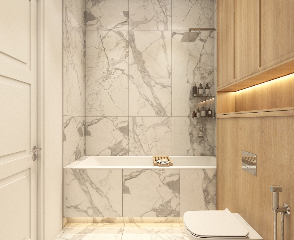 Дизайн-проект квартиры 45 м2 в стиле неоклассика