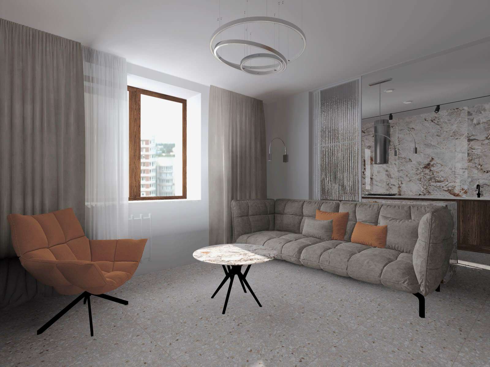 г.Владимр, ЖК Привилегия, 1-комн. квартира, 51,6 м2