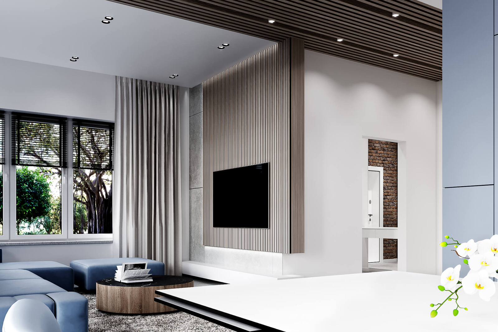 Дом с элементами современного лофта